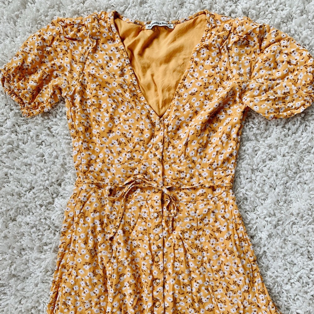 Abercrombie & Fitch Button-Up Mini Dress
